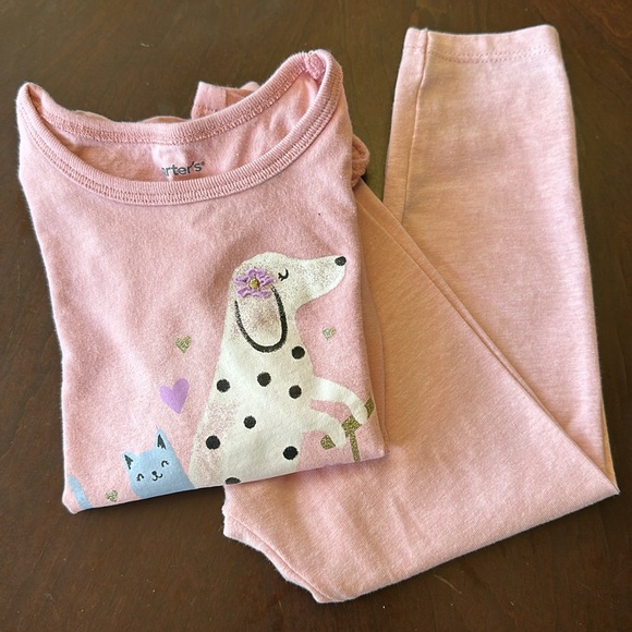 Carter’s Girls two piece pink set - Picture 2 of 2